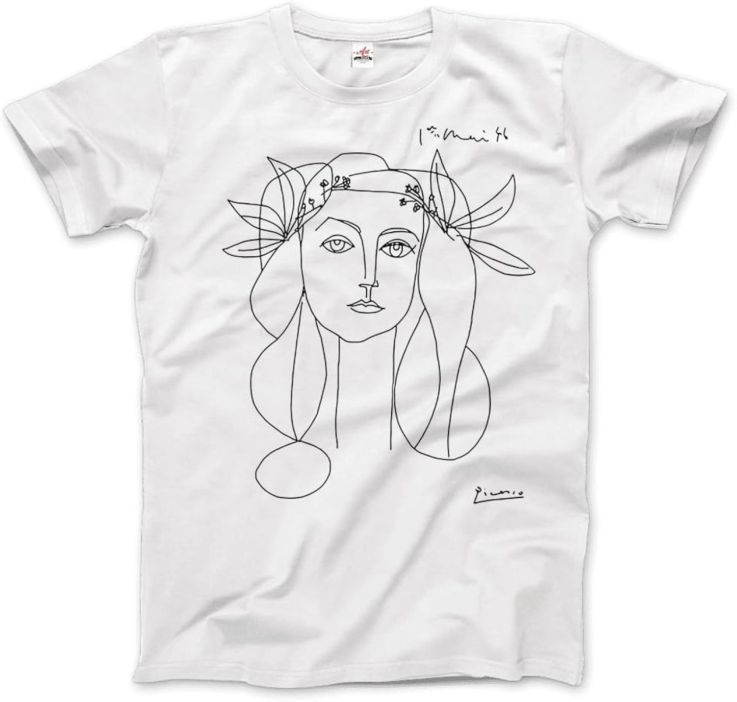 Picasso's War and Peace Art T-Shirt (Adults, Kids, Short & Long Sleeve) White