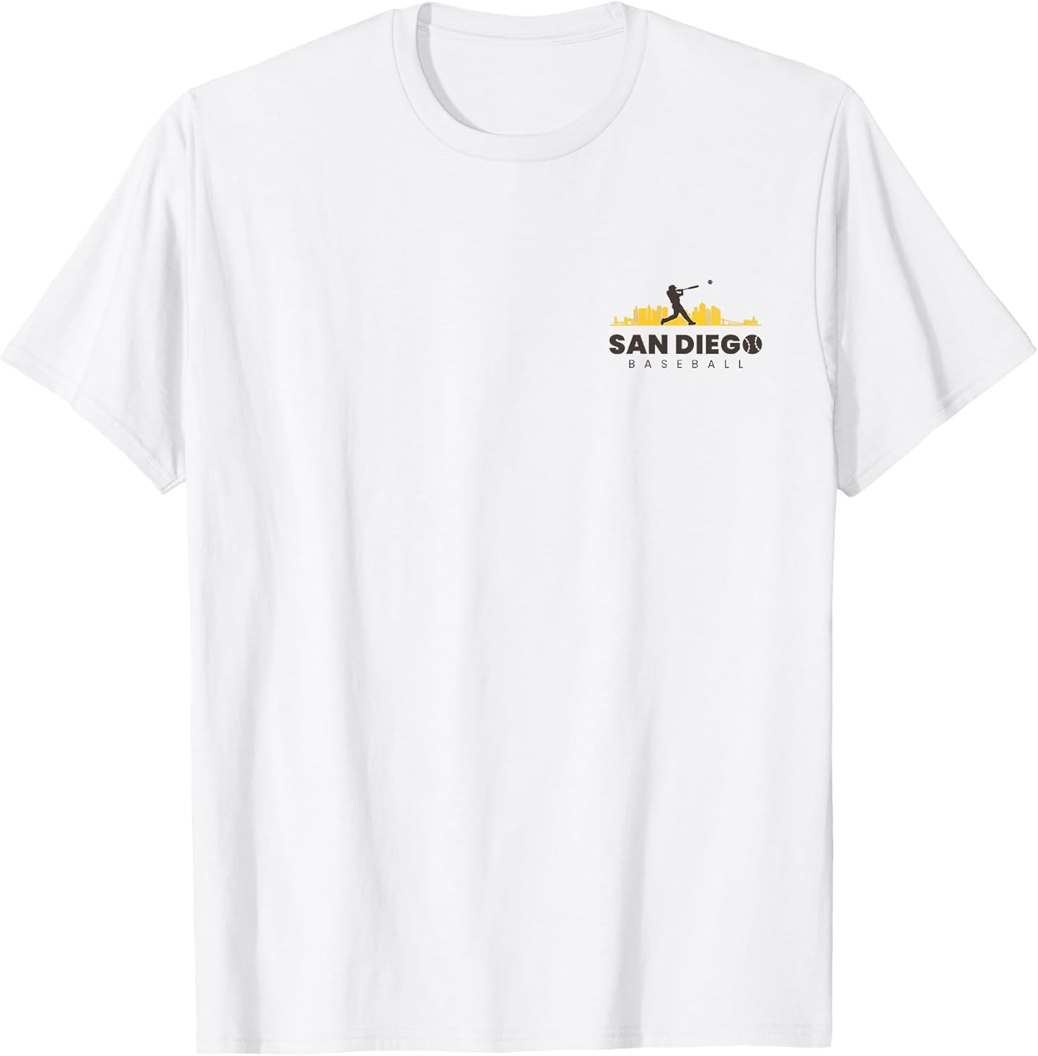 San Diego Baseball Vintage Minimalist Retro Baseball Lover T-Shirt