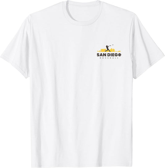 San Diego Baseball Vintage Minimalist Retro Baseball Lover T-Shirt