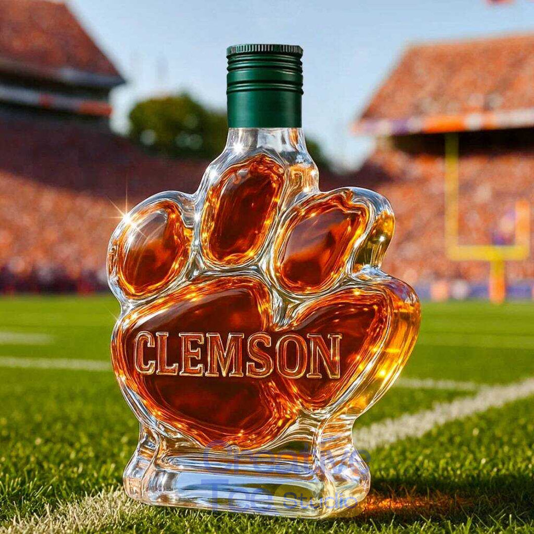 Clemson Tigers Whiskey Bottle – Limited Edition