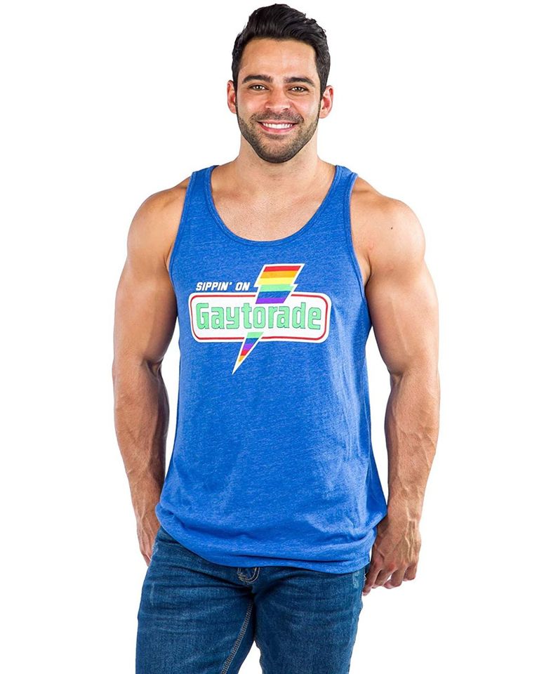 True Royal Men's Pride Tank Top - Comfortable Sleeveless Shirt for Festivals and Summer Celebrations