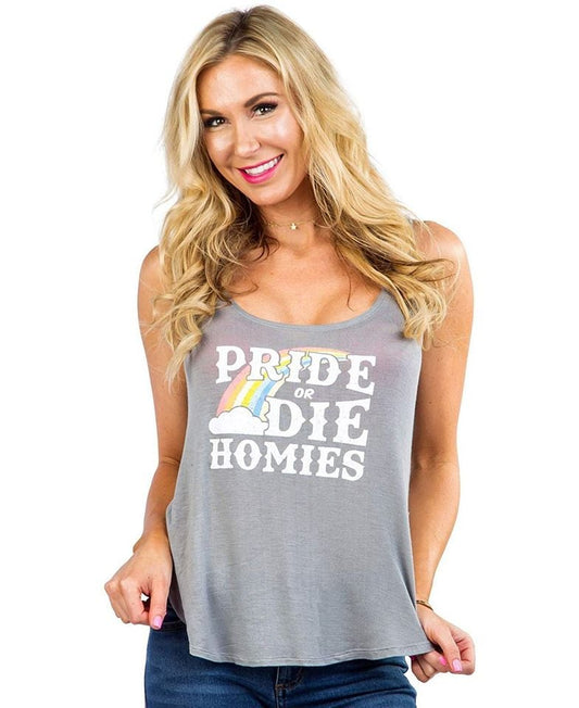 LGBTQIA Rainbow Pride Tank Tops for Summer, Festivals and More - Women's Cut Tank Tops