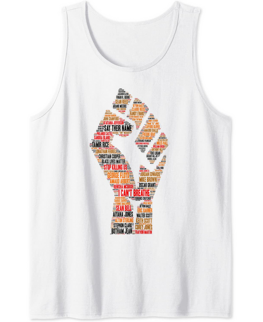 Resist Fist, Black Lives Matter, BLM Justice Equality Rights Tank Top