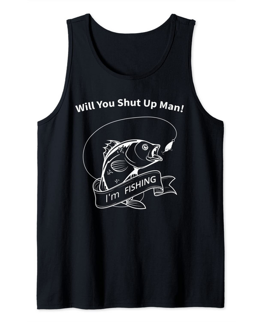 Retired Fishing Biden 2020 Will You Shut Up Man? Tank Top
