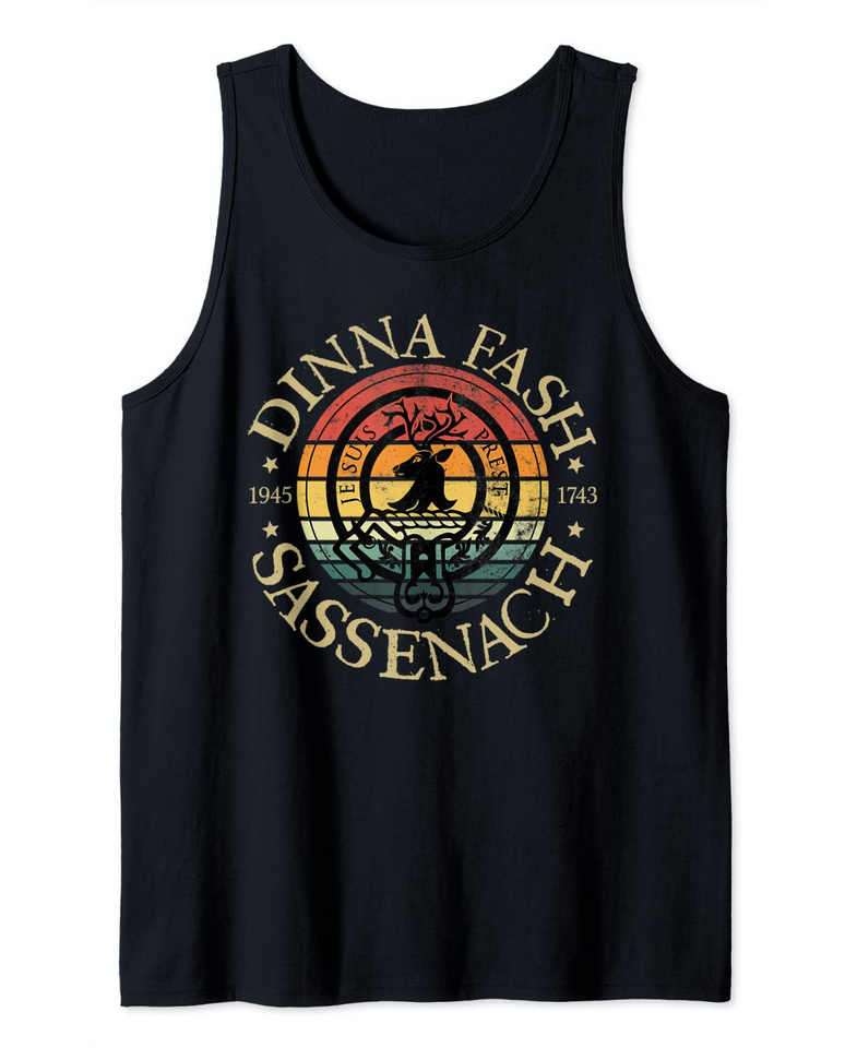 Outlander Dinna Fash Sassenach Tank Top