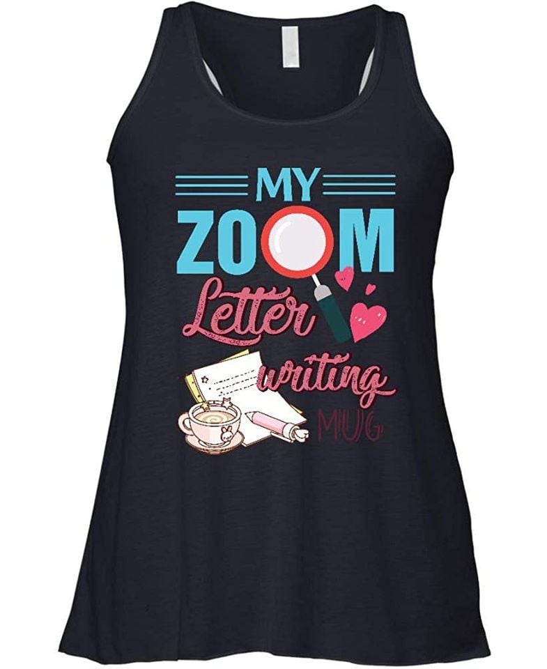 Morgan Schai My Zoom Letter Writing Tank Top Womens