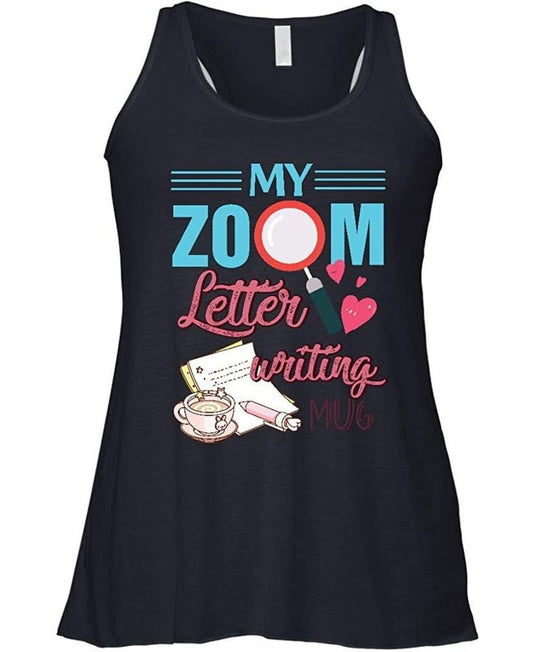 Morgan Schai My Zoom Letter Writing Tank Top Womens