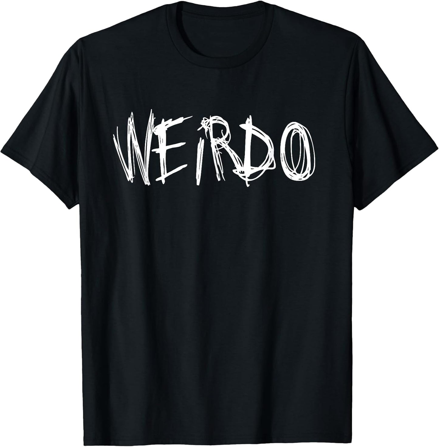 Weirdo Punk Emo T-Shirt Funny Goth Heavy Metal Shirt Gift T-Shirt