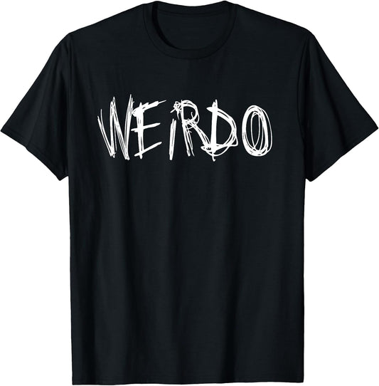 Weirdo Punk Emo T-Shirt Funny Goth Heavy Metal Shirt Gift T-Shirt