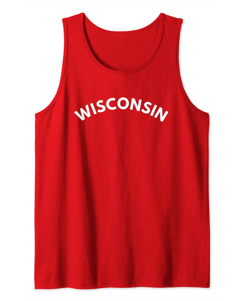 Wisconsin Fans State Tank Top