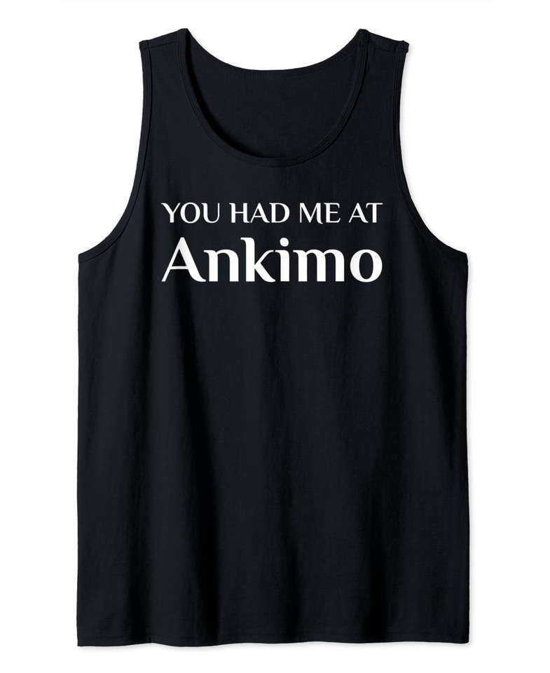 Ankimo Japanese Food Fan Monkfish Liver Japan Cuisine Tank Top