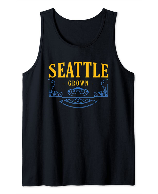 Seattle Grown Washington American Tank Top