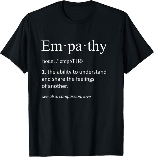 Funny Empathy Word Definition Word Tee