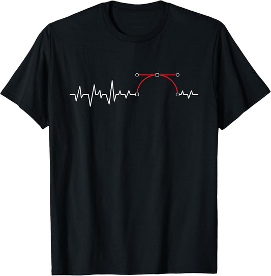 Heartbeat Animator - Cartoonist Motion Designer Illustrator T-Shirt