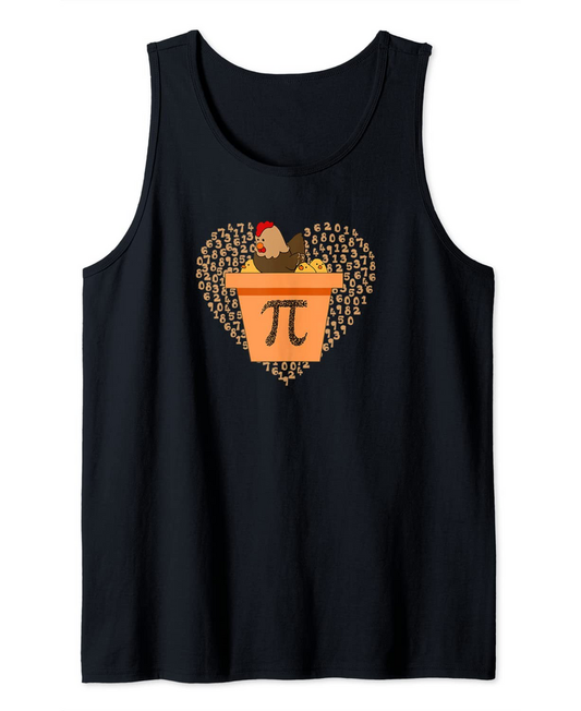 Pi Day Chicken Pot Pie Tank Top