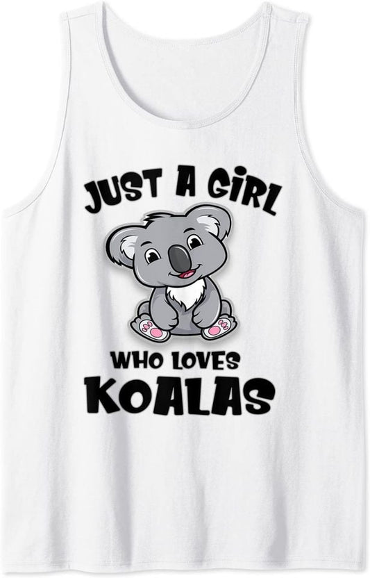 Just A Girl Who Loves Koala Tank Top