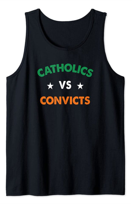 Catholics vs Convicts Classic Vintage Football 1988 Gift Tank Top