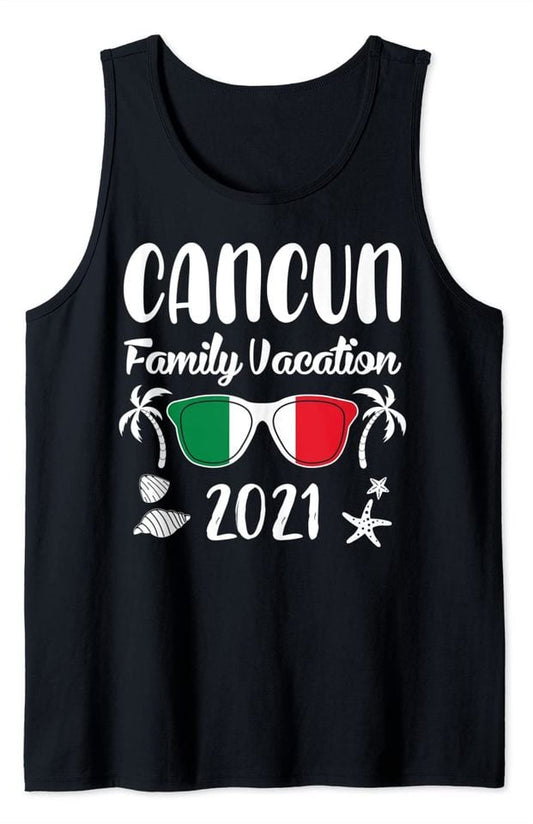 Matching Family Vacation Mexico Cancun 2021 Tank Top