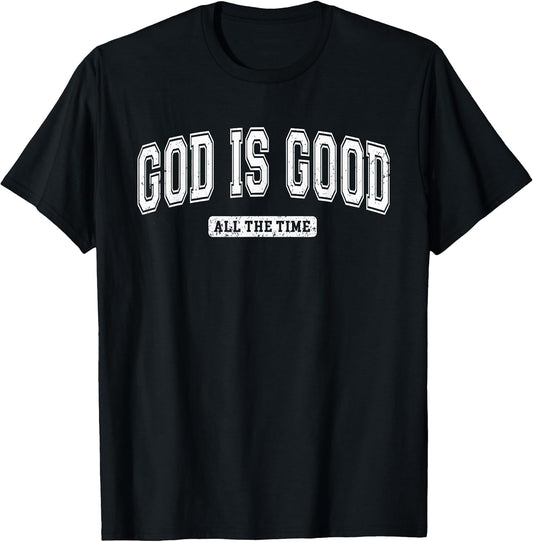 Vintage Retro Christian God is Good All The Time Jesus T-Shirt