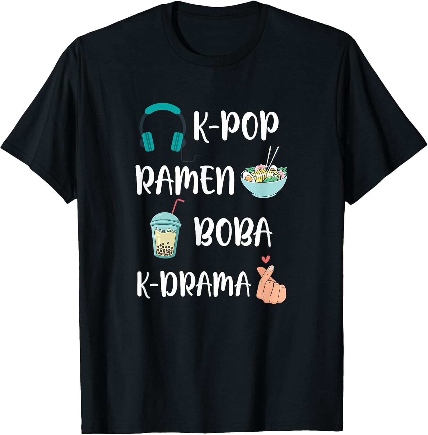 K-Pop Ramen Boba Bubble Tea K-Drama