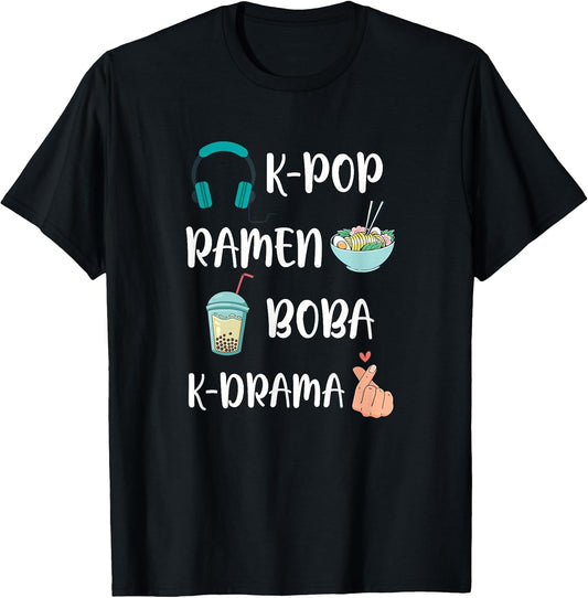 K-Pop Ramen Boba Bubble Tea K-Drama