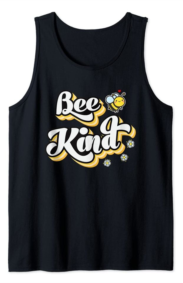 Cute Bees Tank Top Be Kind