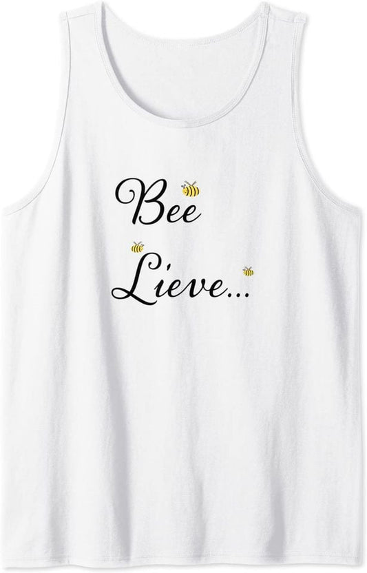 Cute Bees Tank Top Motivational Bee Lieve