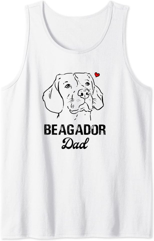 Drawing Tank Top Beagador Dad