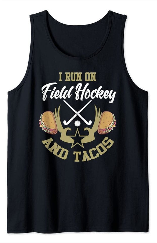 Field Hockey Shirt Taco Lover Field Hockey Player Tank Top