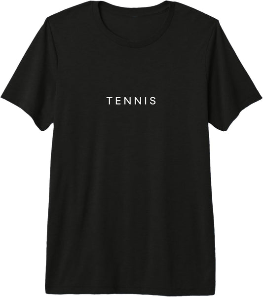 Tennis Minimalist Typography Design