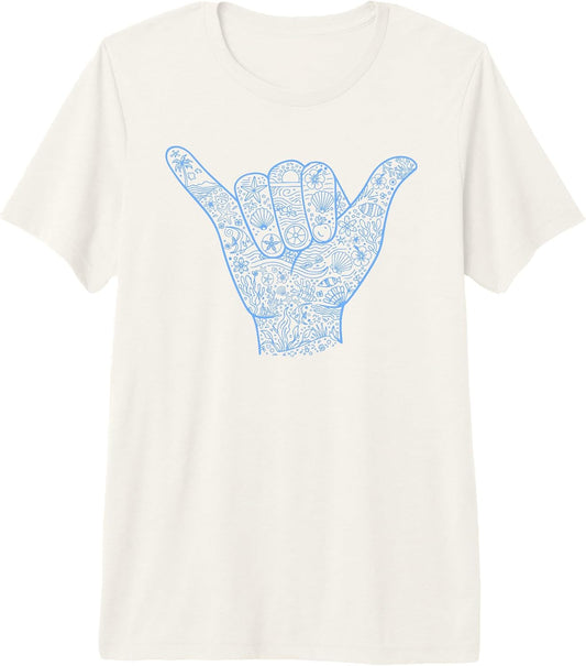 Tropical Doodle Line Art Summer Surf Hand Design