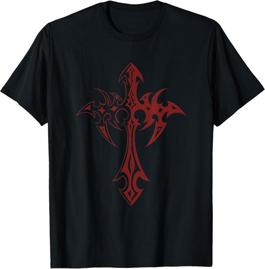 Mall Goth Punk Grunge Aesthetic Gothic Cross T-Shirt