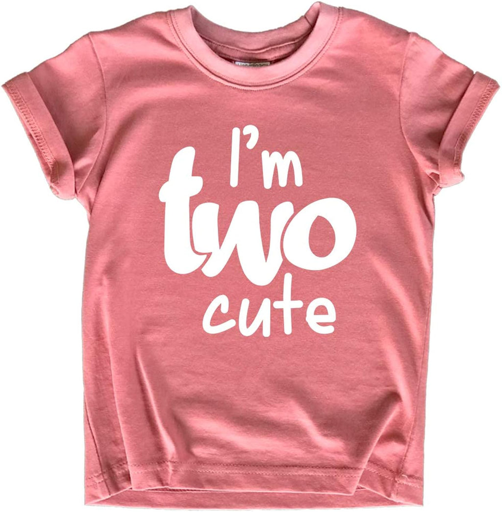 2nd Birthday Outfits for Toddler Girls im Two Cute Shirt Girl 2 Years Old Second Birthday