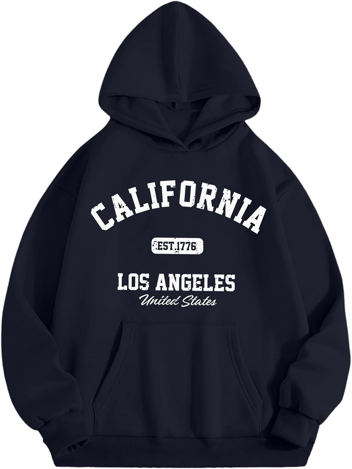 Girls Los Angeles Hoodie California Sweatshirt for Teens Cute Preppy Kids Hoodies Aesthetic Letter Graphic Pullover