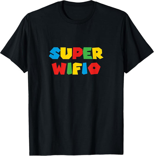 Gamer Super Woman Funny Gaming Matching Husband Wife & Kids T-Shirt