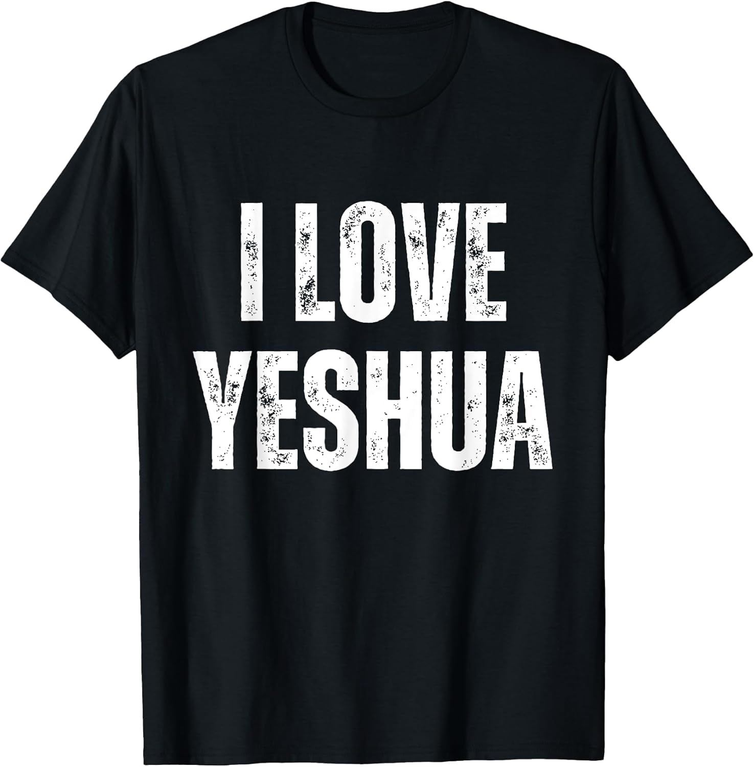 I love Yeshua Jesus Bible Christian Spiritual Vintage Urban T-Shirt