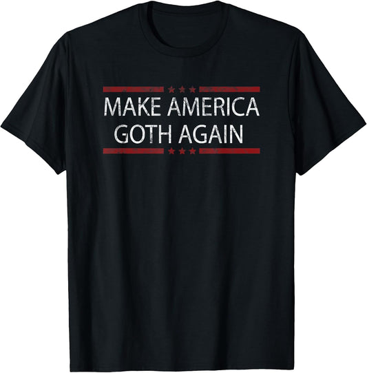 Vintage Make America Goth Again Shirt - Gothic Apparel T-Shirt