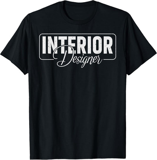 Interior Designer Colorful Typography Artist Gifts for Women T-Shirt