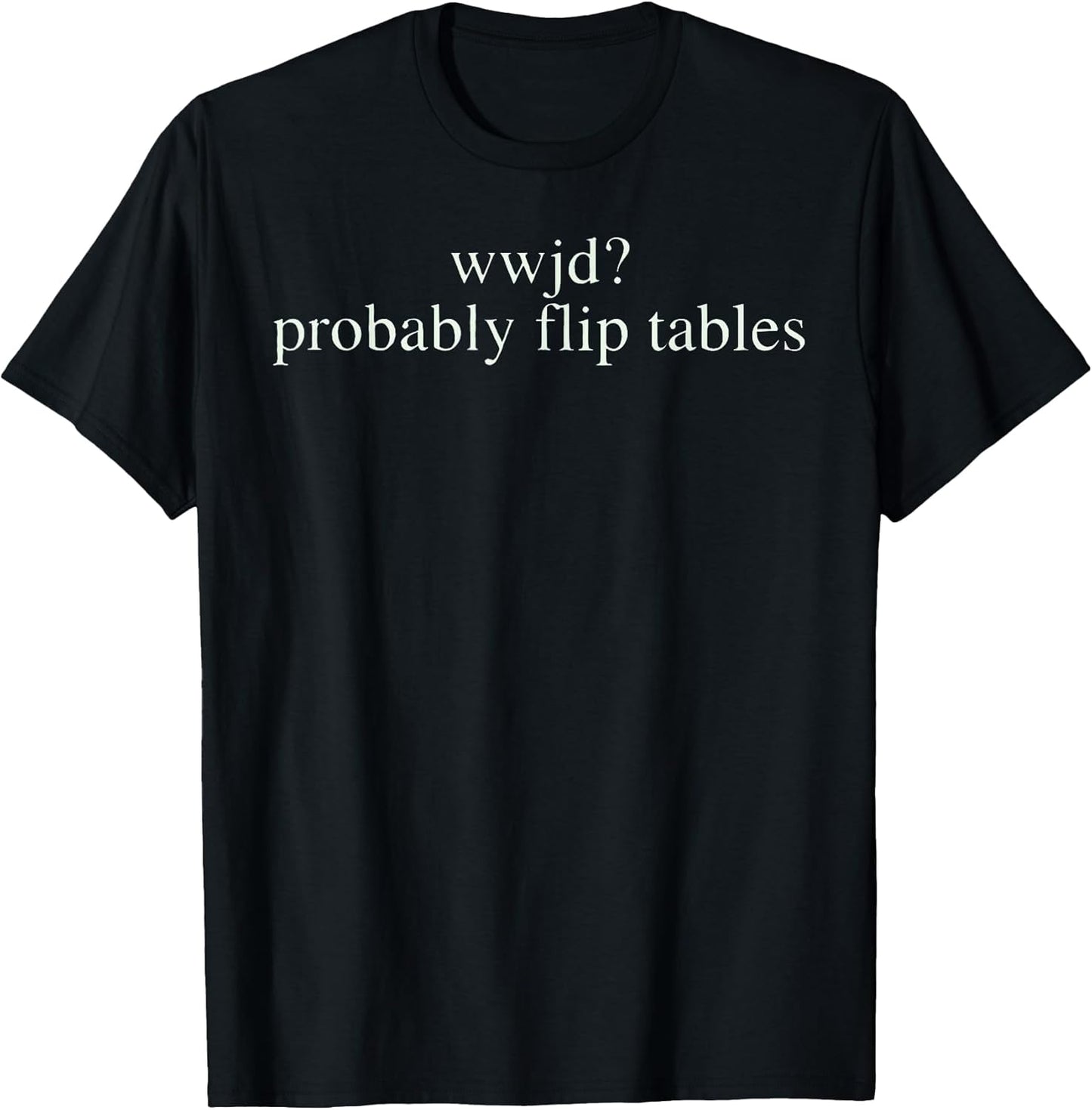 Christian WWJD Humor Parody Tees Co.