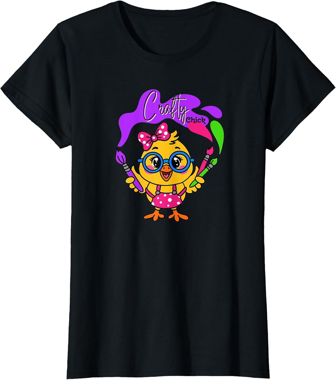 "Crafty Chick"_Arts and Crafts Enthusiast T-Shirt