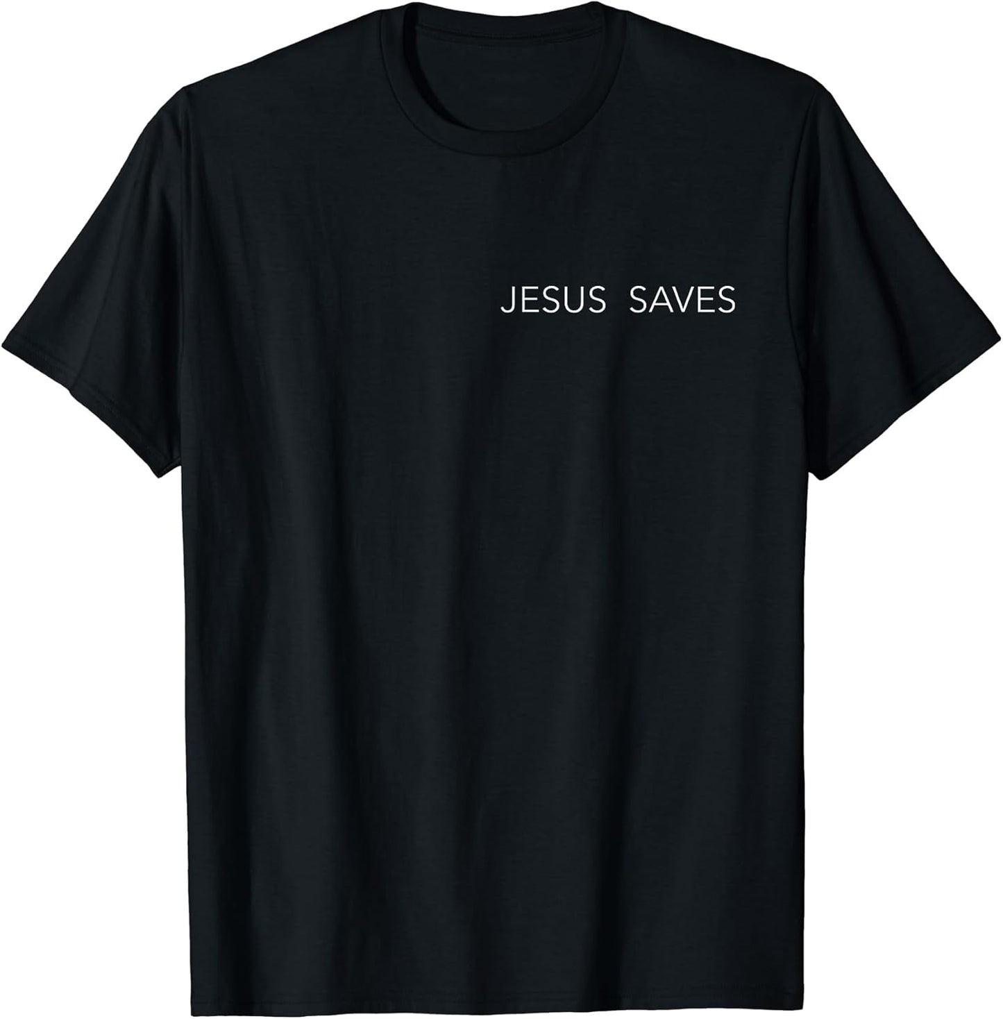 Jesus Saves Minimalist Christian T-Shirt