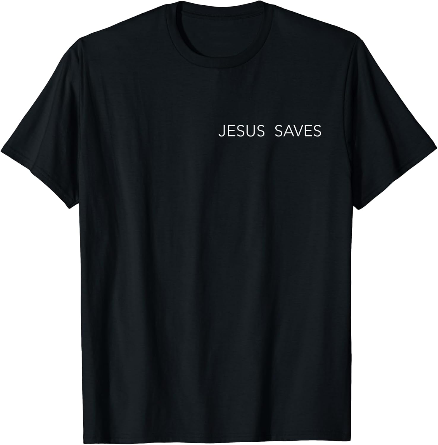 Jesus Saves Minimalist Christian T-Shirt