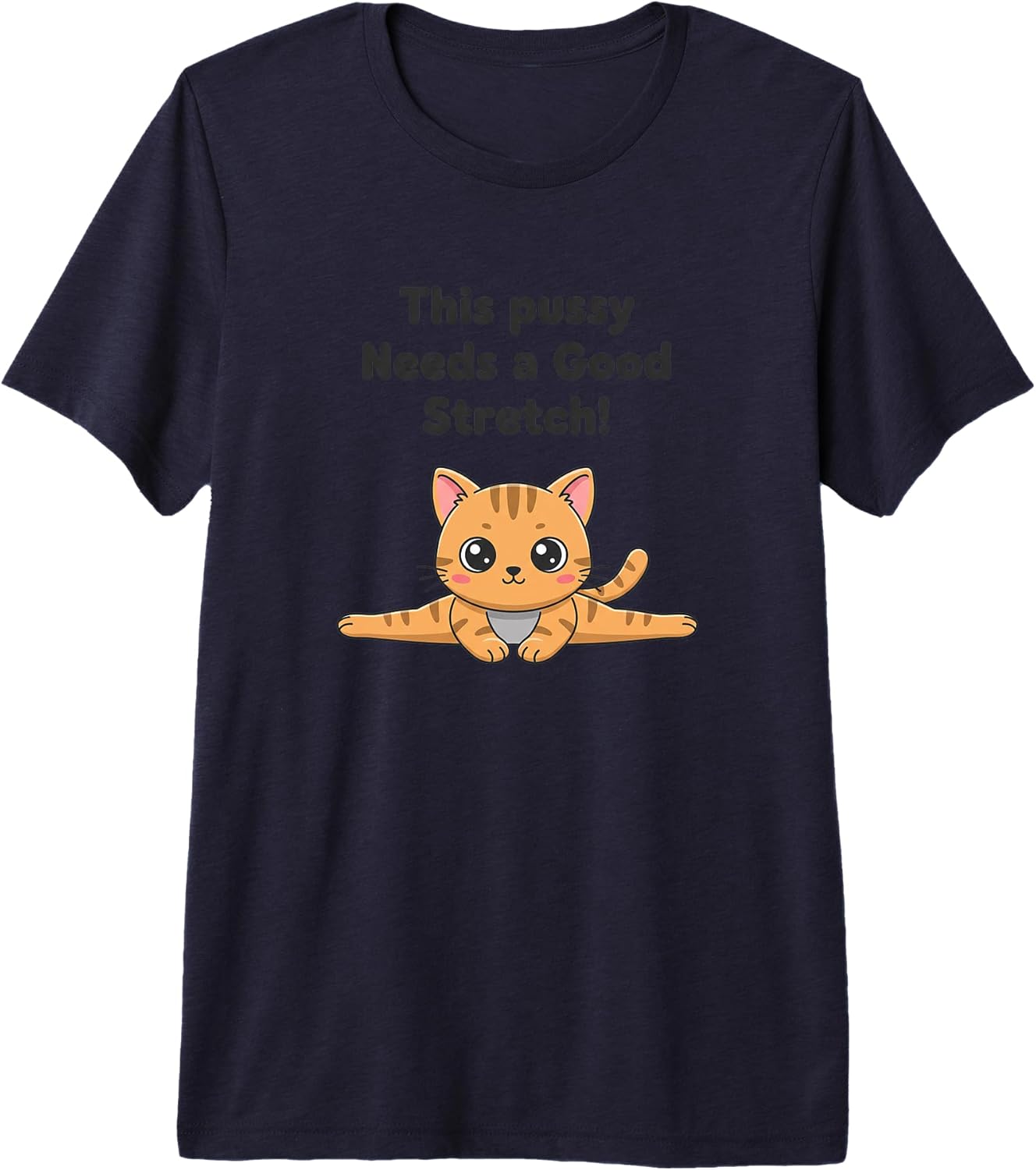 Adult Humor Funny Cat Stretch Pussy Humor