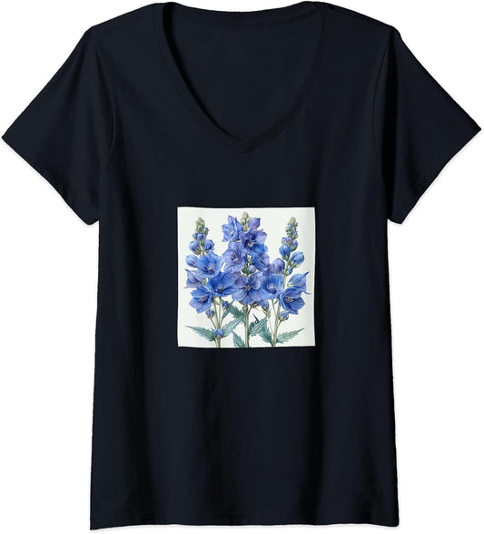 Larkspur Flower Cottagecore Merch