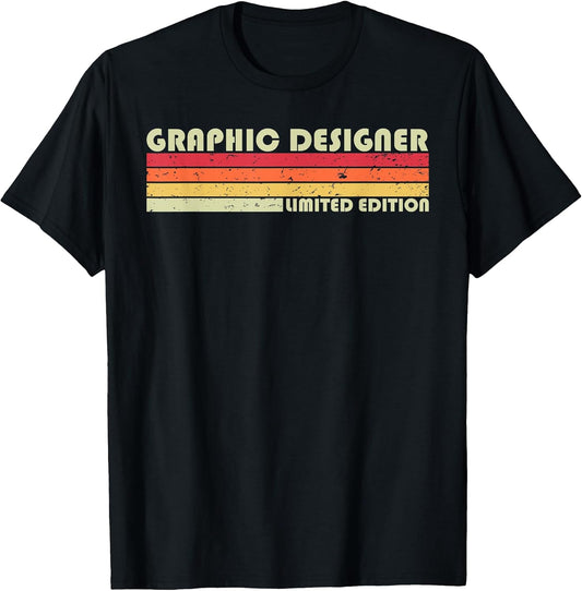 GRAPHIC DESIGNER Funny Job Title Profession Birthday Worker T-Shirt