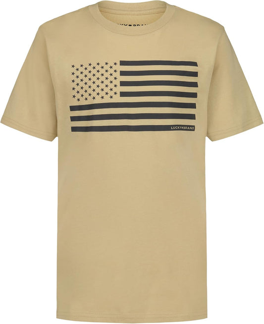 Boys' Short Sleeve Graphic Crew Neck T-Shirt, Soft, Comfortable, Relaxed Fit
