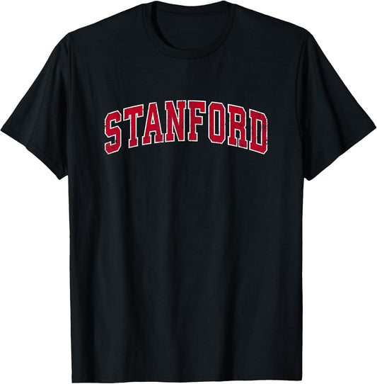 Stanford California CA Vintage Sports Design Red Design T-Shirt