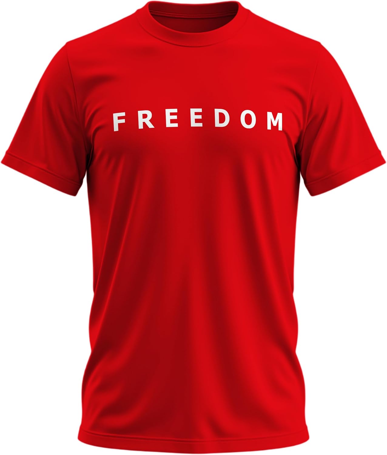 Freedom Shirt – Simple Freedom Text T Shirt for Men & Women Patriotic Men's Tshirts Graphic Tee