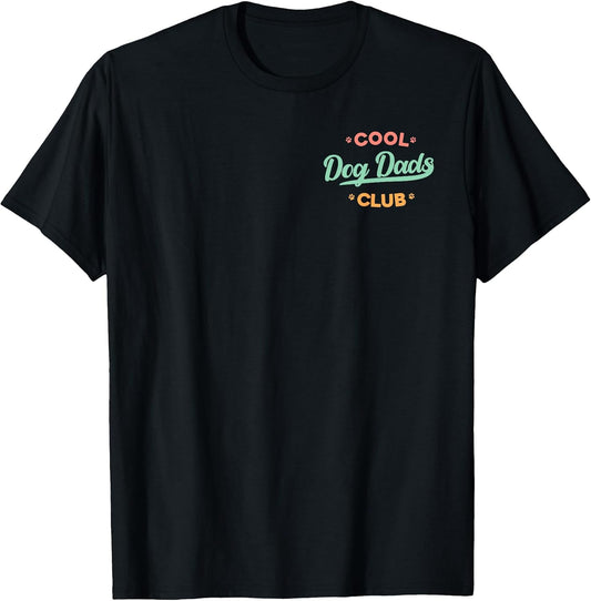 Vintage Cool Dog Dads Club Funny Father's Day Dog Lover T-Shirt
