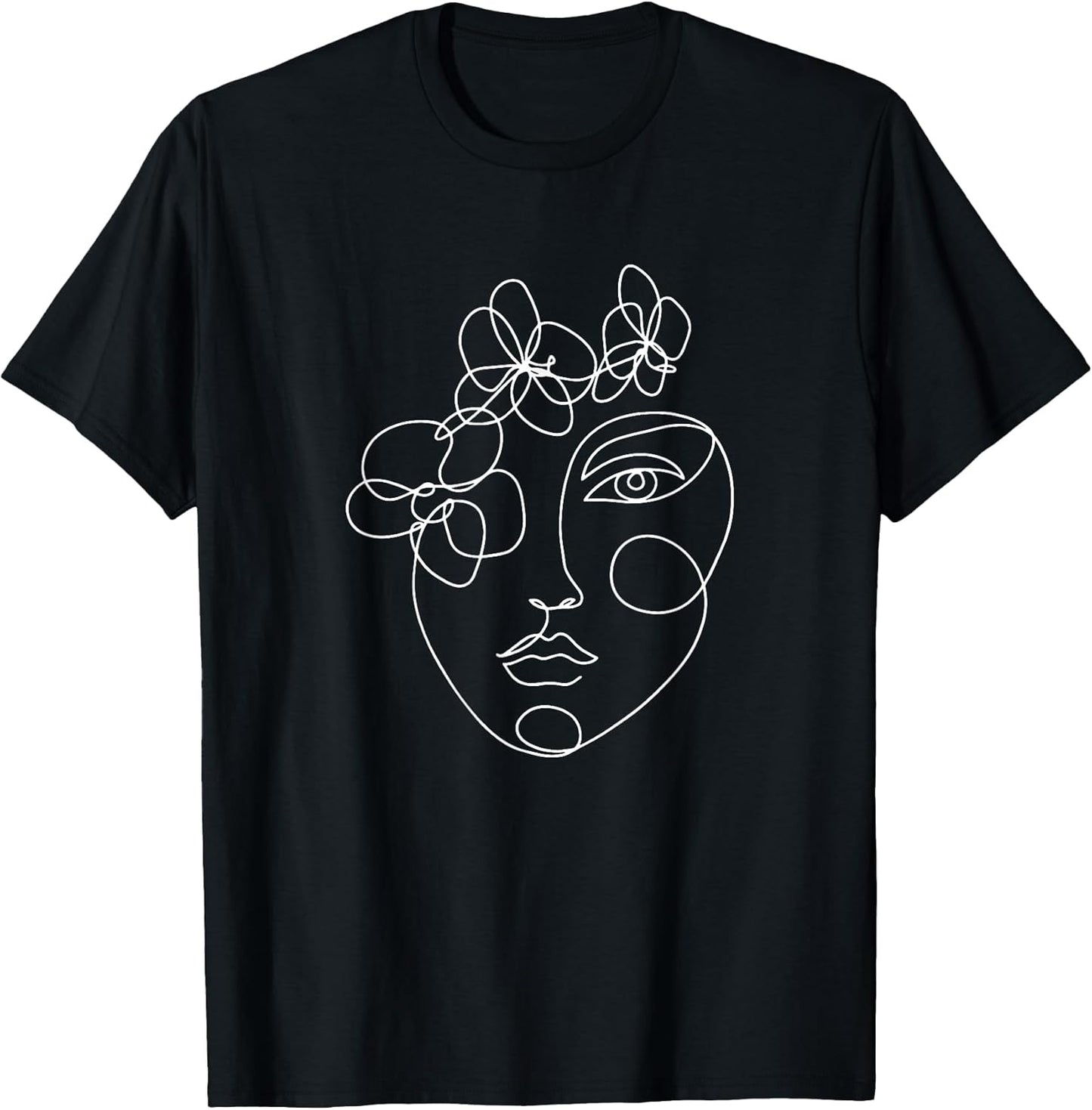 Minimalist Aesthetic Line Art Woman Abstract Artsy